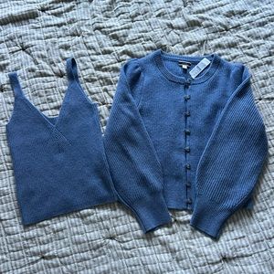 NWT J.CREW cashmere sweater set